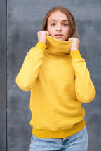 TWO-COLOURED FUNNELNECK / MUSTARD