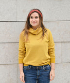 TWO-COLOURED FUNNELNECK / MUSTARD