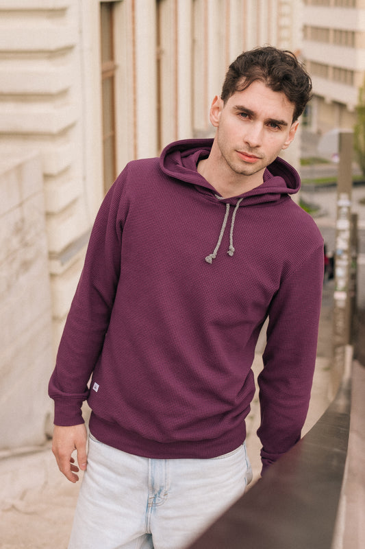 HIVE HOODIE / PLUM