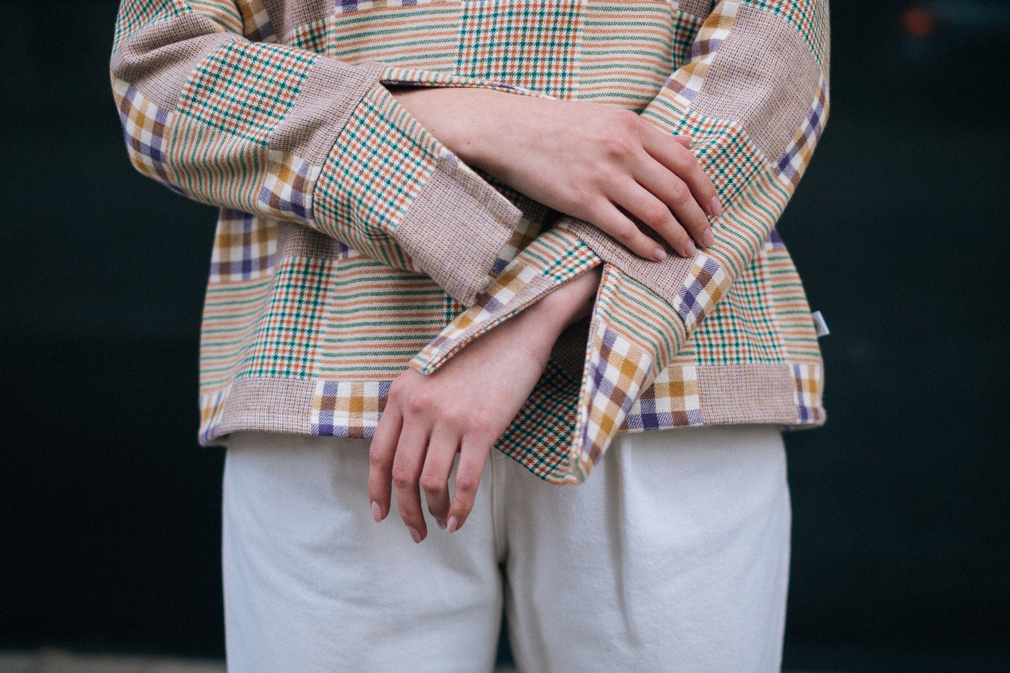 WOVEN FLANNEL JUMPER / PATCH