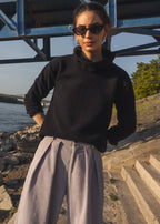 SHORE FUNNELNECK / BLACK