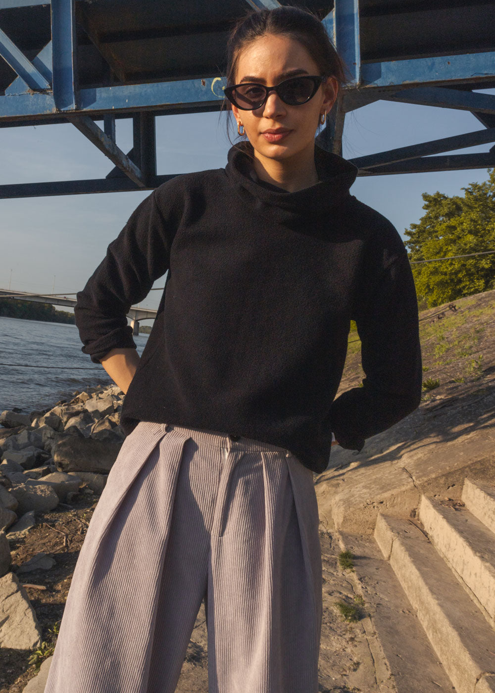 SHORE FUNNELNECK / BLACK