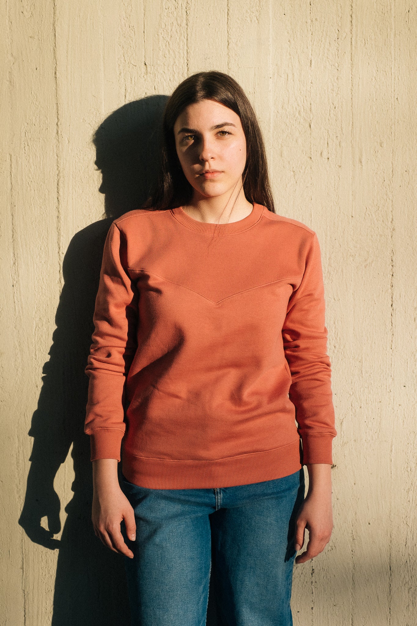 TIDE CREWNECK / ROSEWOOD