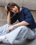 WAFFLE TOP / NAVY