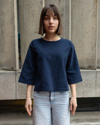 WAFFLE TOP / NAVY