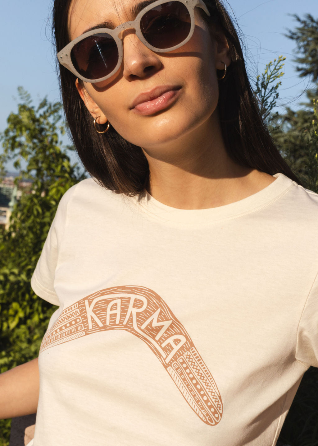 KARMA TEE / ECRU