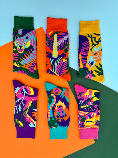 Tropical sock box