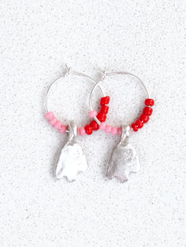 Horoscope concrete earrings - Aquarius