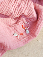 Horoscope concrete earrings - Aquarius