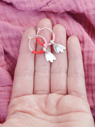 Horoscope concrete earrings - Aquarius