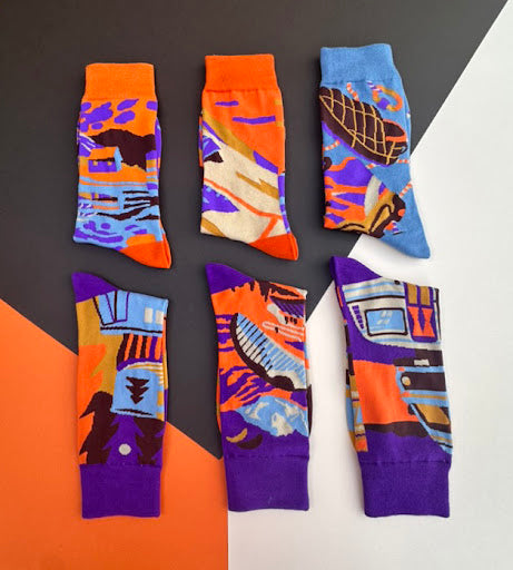 Hiking socks box
