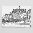 Buda Castle postcard