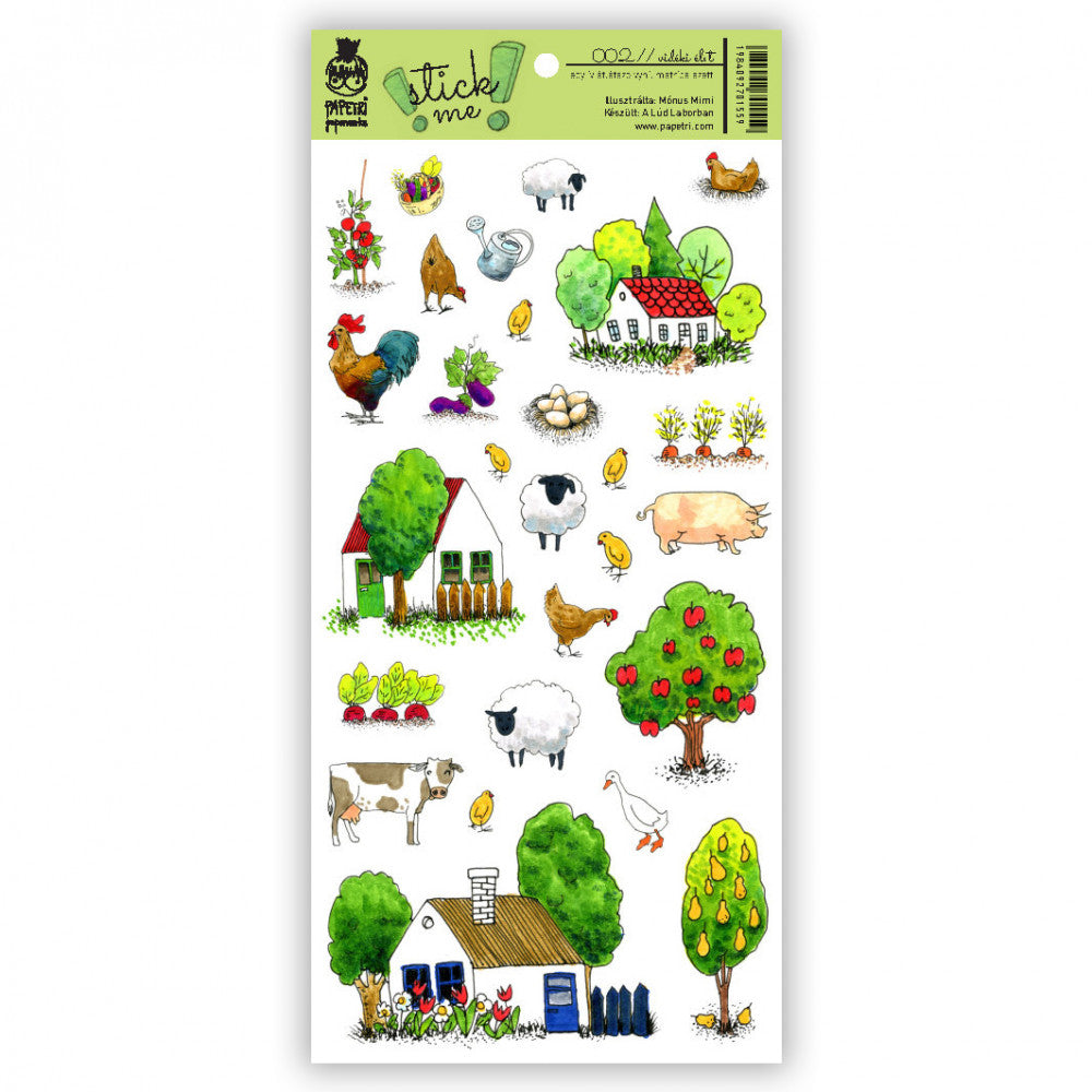 Washable sticker set - various