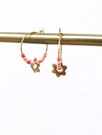 Horoscope concrete earrings - Aquarius