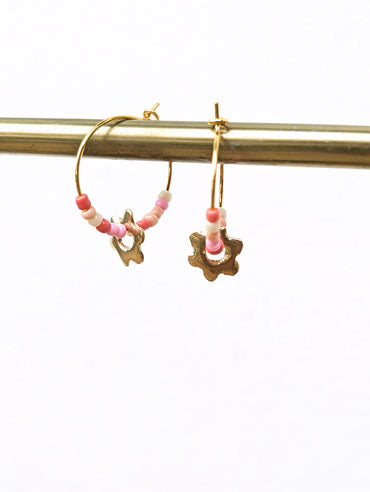 Horoscope concrete earrings - Aquarius