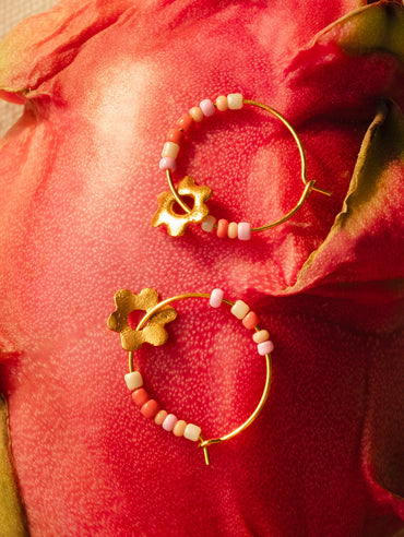 Horoscope concrete earrings - Aquarius