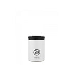 24Bottles Travel Tumbler 350ml, ice white