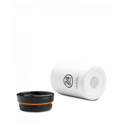 24Bottles Travel Tumbler 350ml, ice white