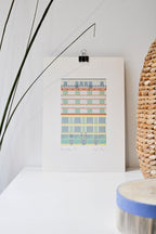 Rose Valley House Print