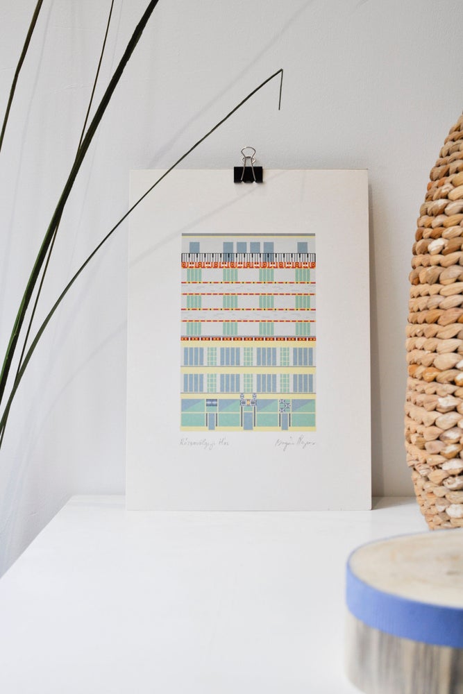 Rose Valley House Print