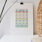 Rose Valley House Print