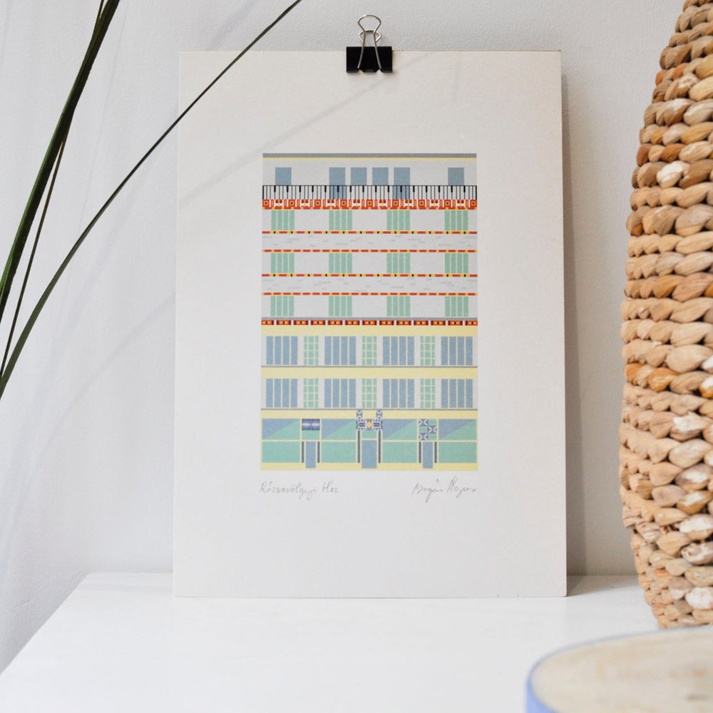 Rose Valley House Print