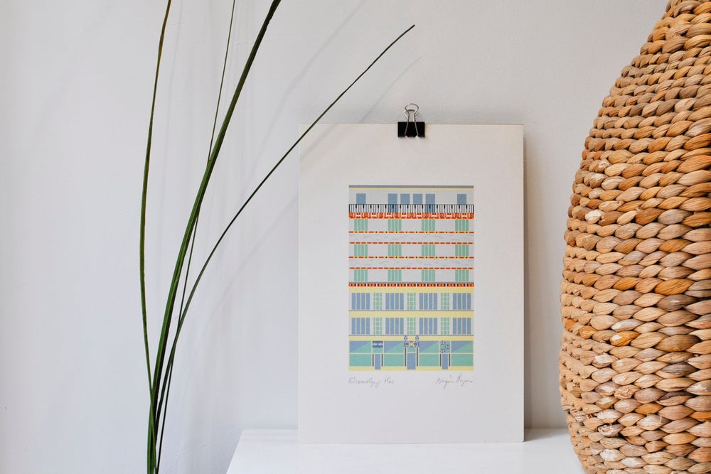 Rose Valley House Print