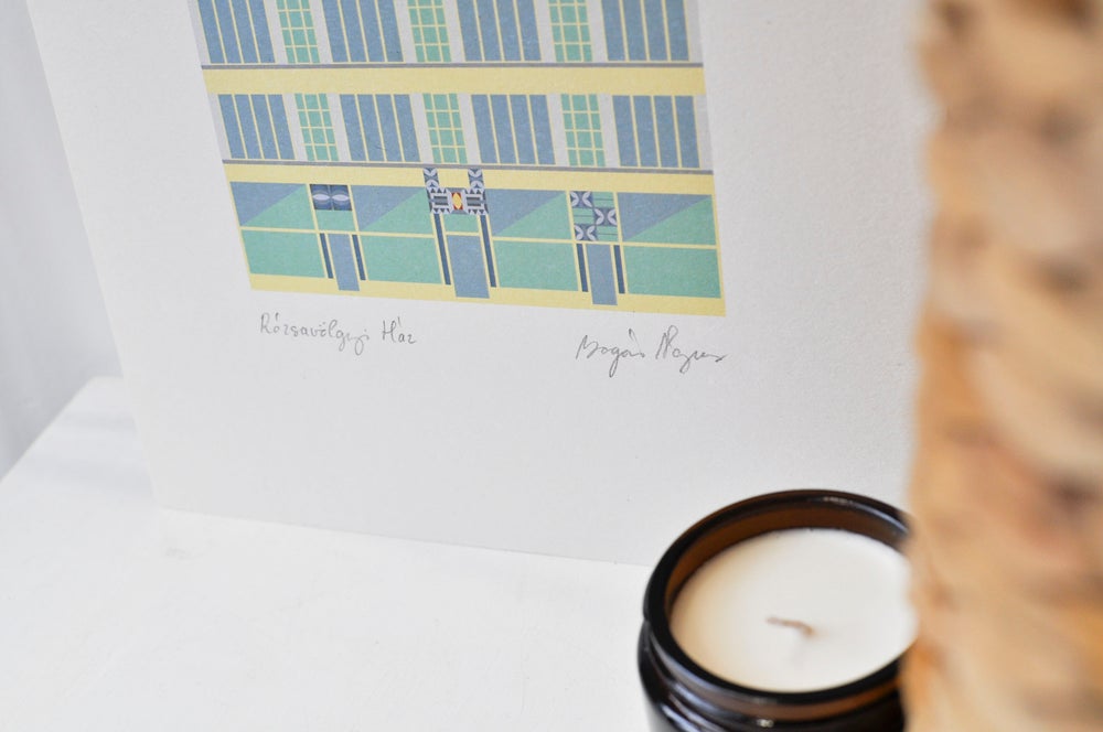 Rose Valley House Print