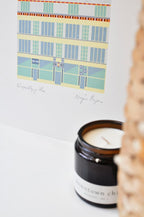 Rose Valley House Print
