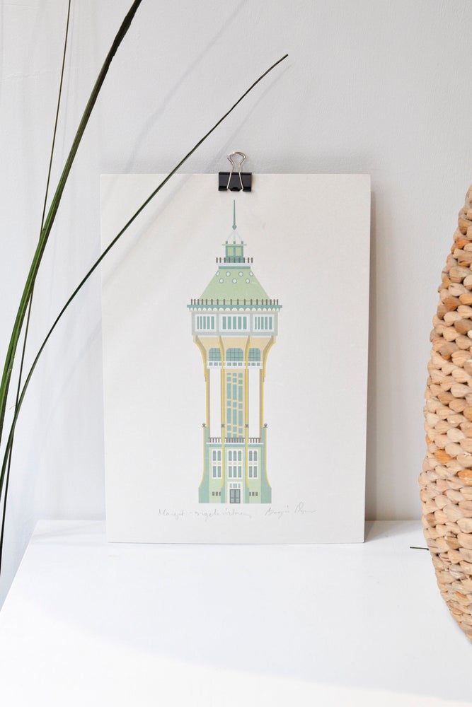 Margaret Island Water Tower print