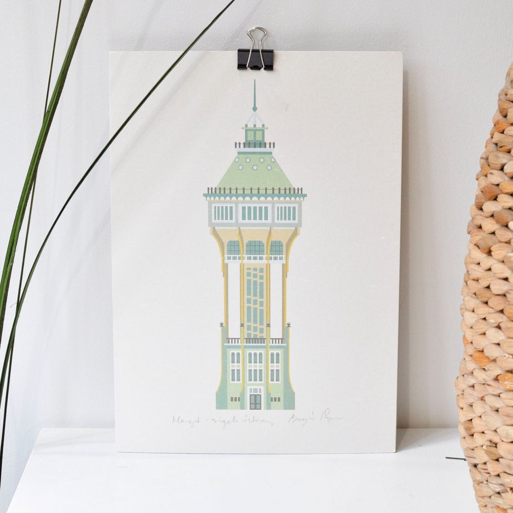 Margaret Island Water Tower print