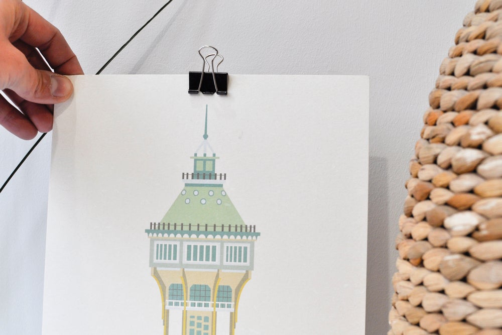 Margaret Island Water Tower print