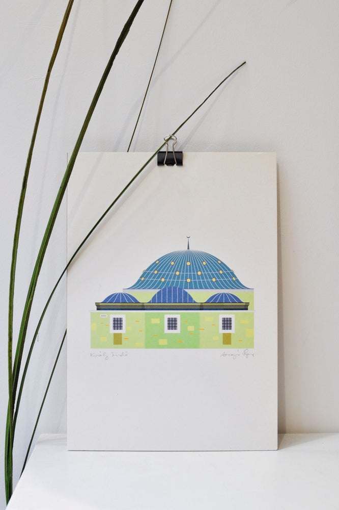King bath print