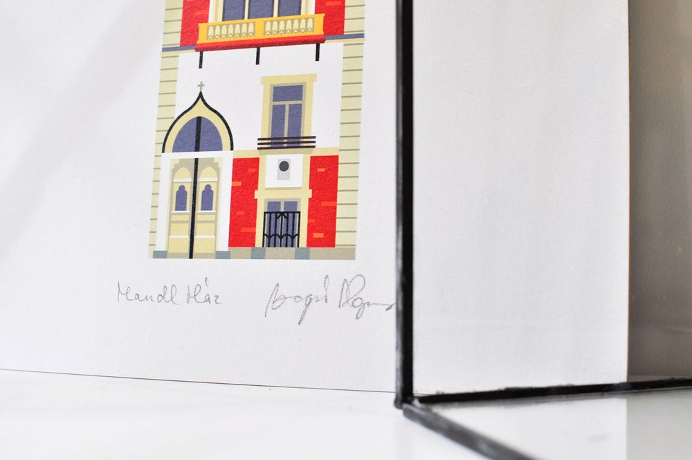 Almond house print
