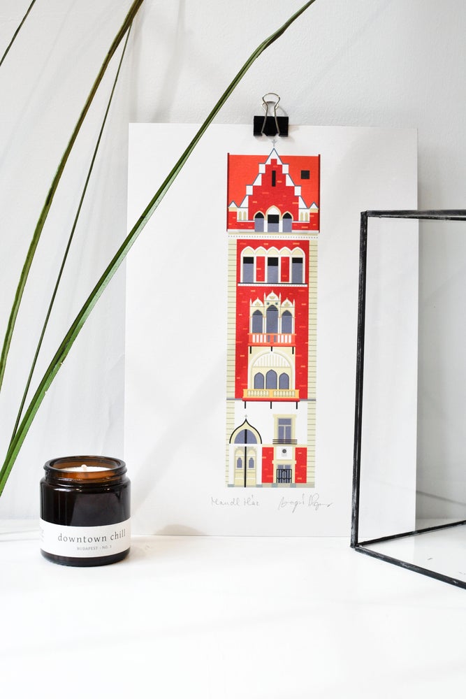 Almond house print