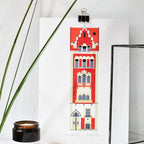 Almond house print