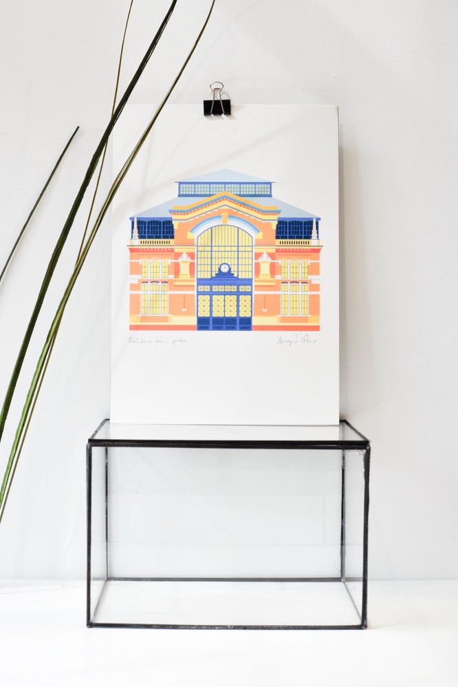 Rákóczi Square Market print