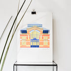 Rákóczi Square Market print