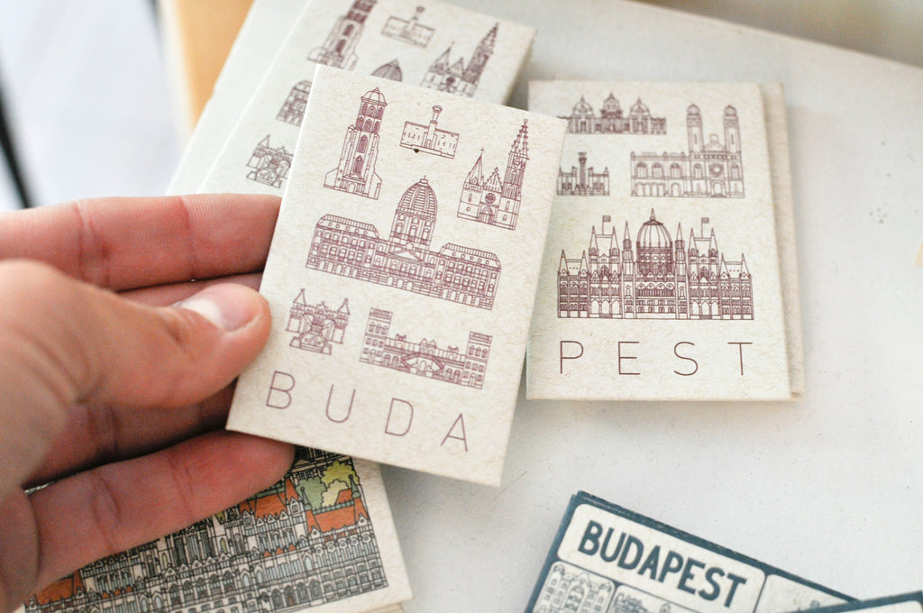 Buda  mágnes- fehér