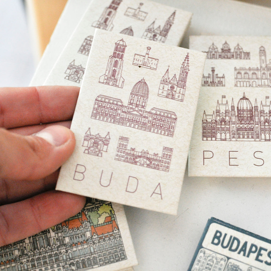 Buda  mágnes- fehér