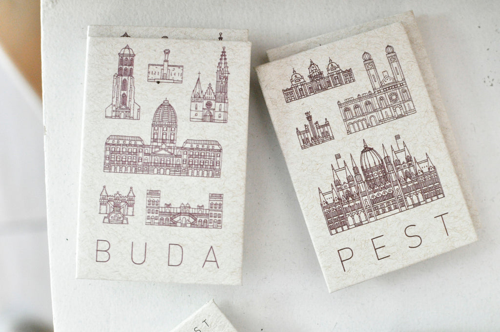 Buda  mágnes- fehér