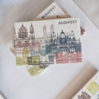 Budapest Urban mágnes - fehér