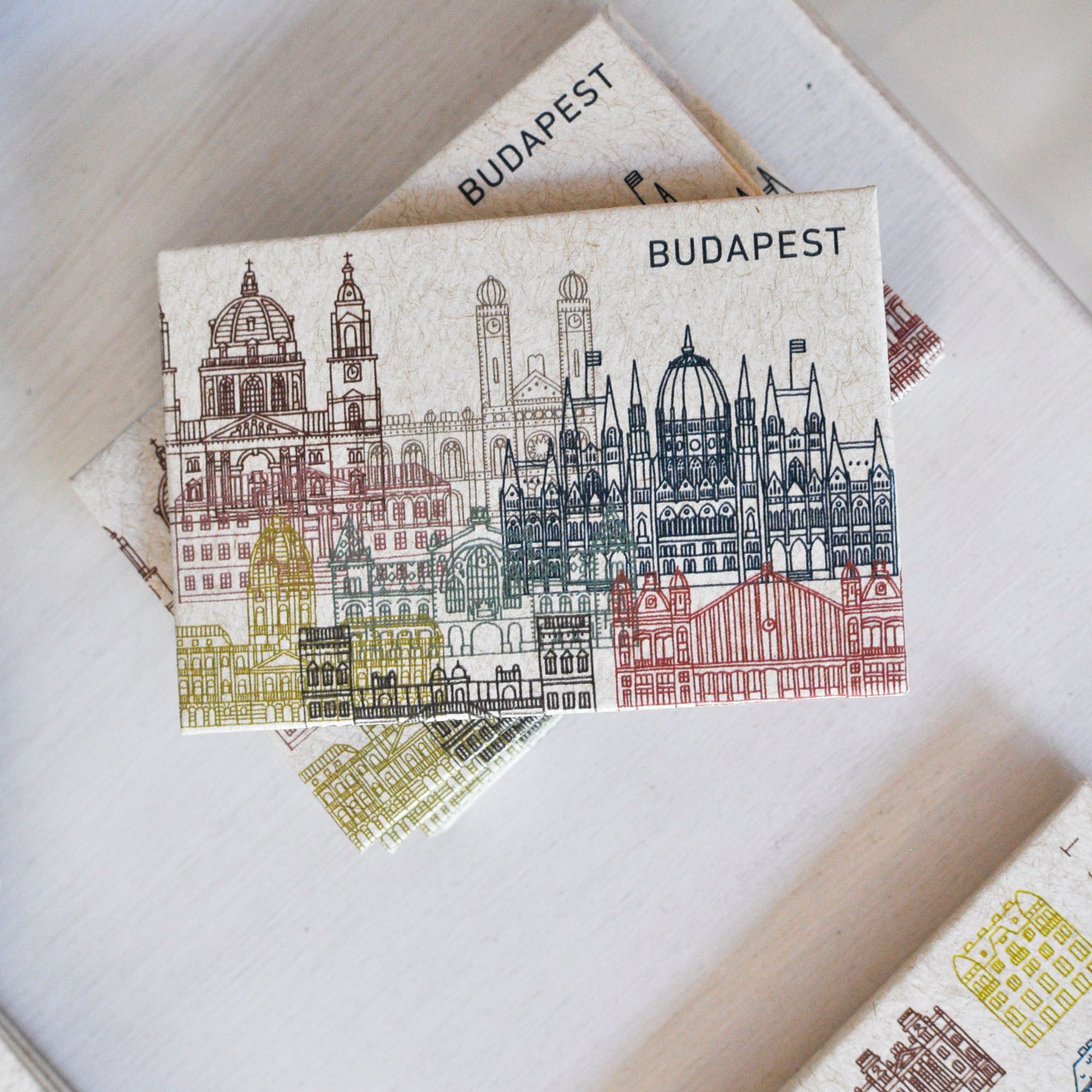 Budapest Urban mágnes - fehér