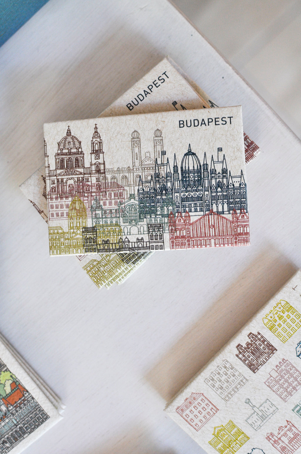 Budapest Urban mágnes - fehér