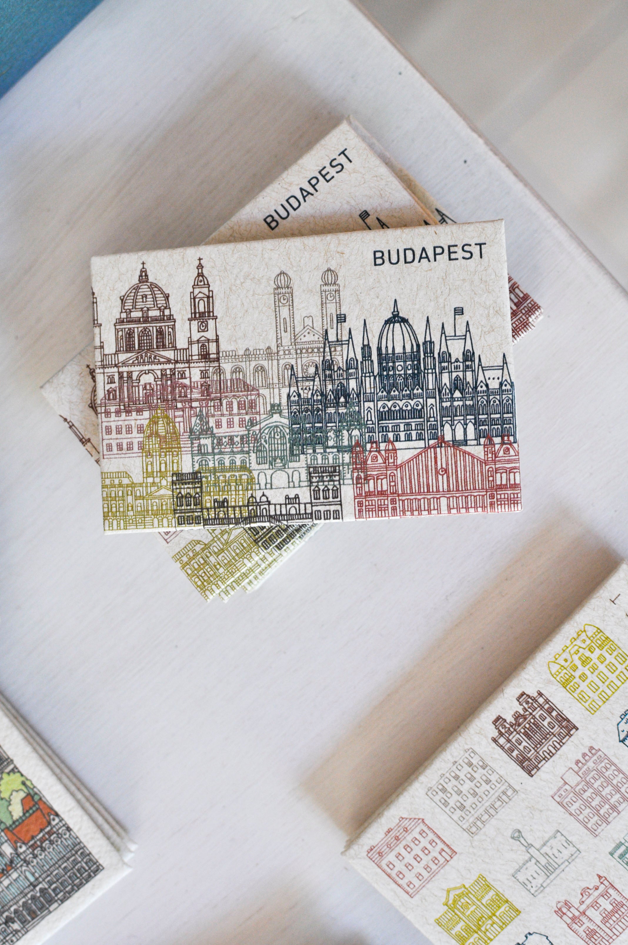 Budapest Urban mágnes - fehér