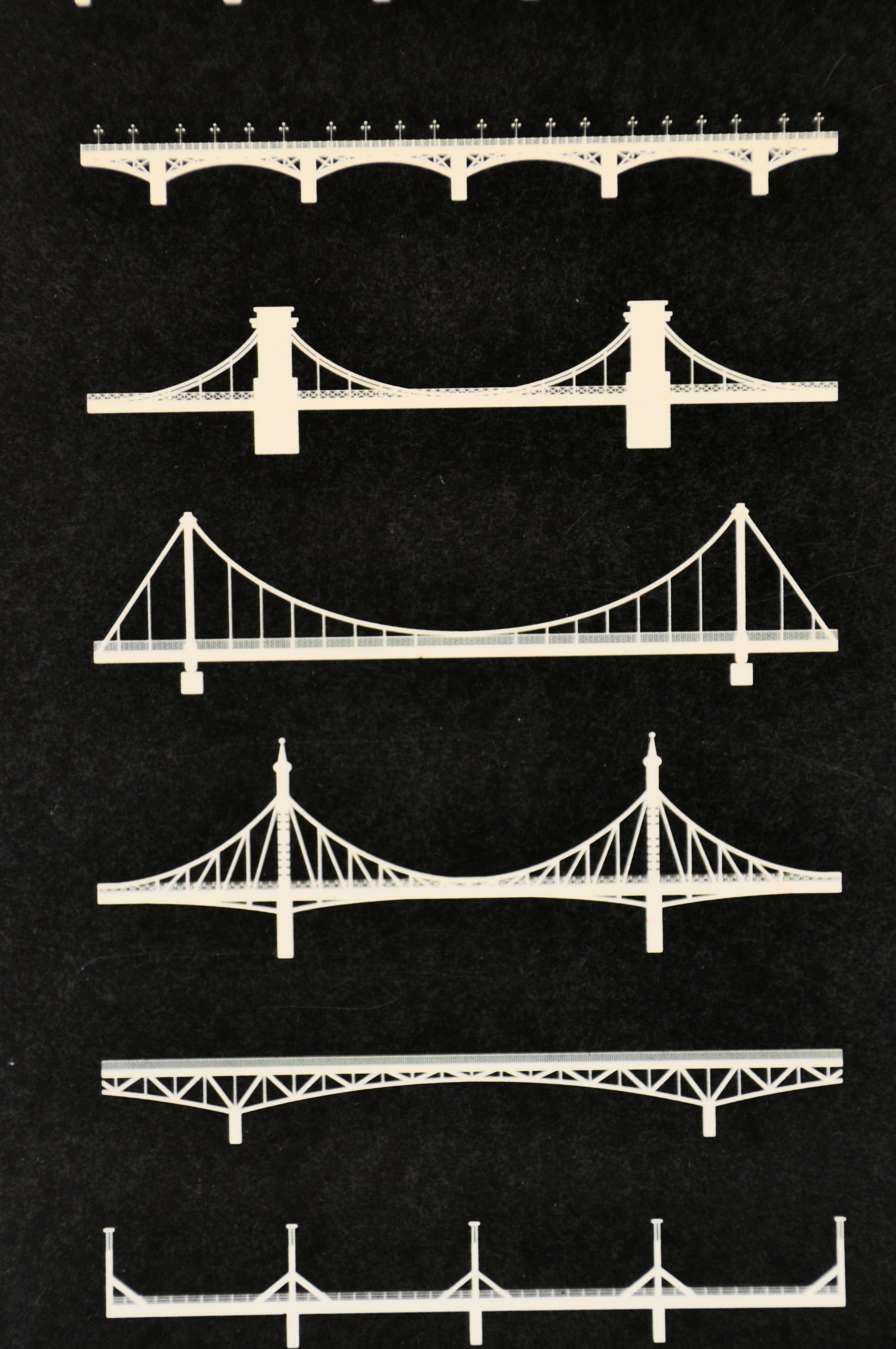 Hidak képeslap fekete