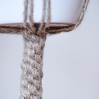 Macrame flower pot - Jozefin knotted