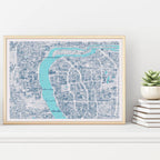 Budapest türkiz poszter