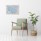 Budapest türkiz poszter