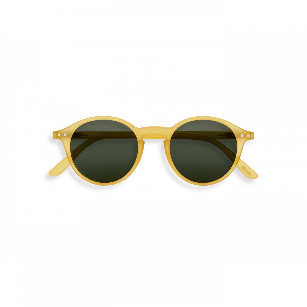 IZIPIZI D sunglasses, honey yellow, gray lenses